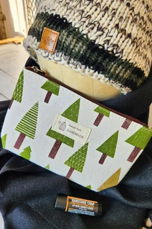 Pine Tree Zipper Pouch