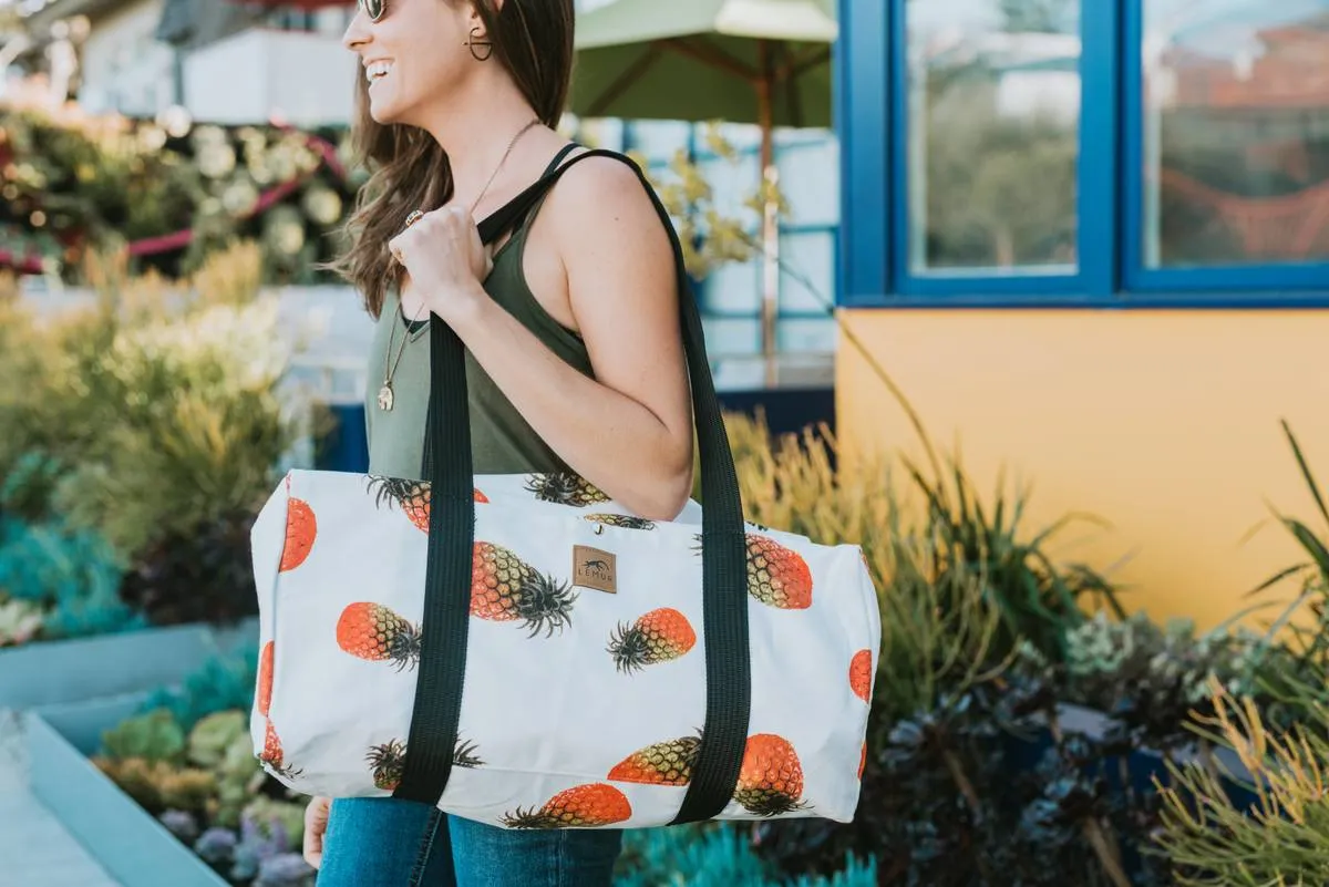 Pineapple Canvas Duffle Bag