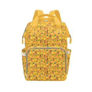 Pineapples Orange Multi-Function Backpack