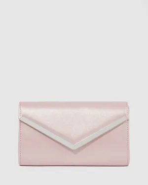 Pink Cindy Evening Clutch Bag