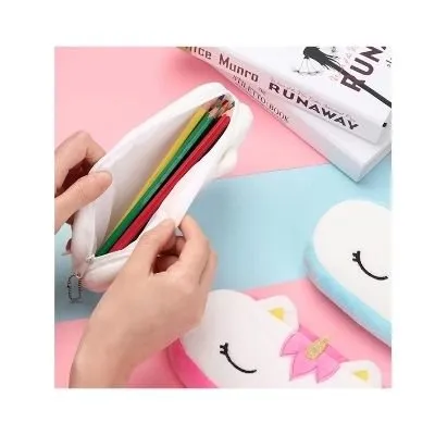 Pink Unicorn Pen Pencil Zipper Pouch