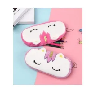 Pink Unicorn Pen Pencil Zipper Pouch