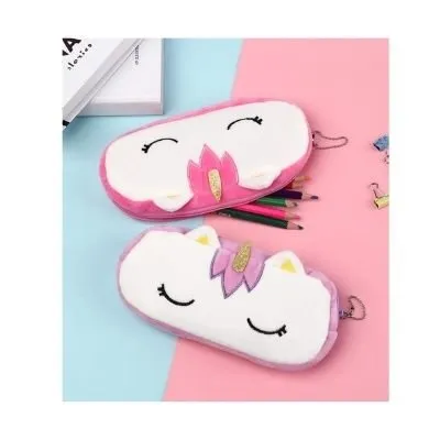 Pink Unicorn Pen Pencil Zipper Pouch