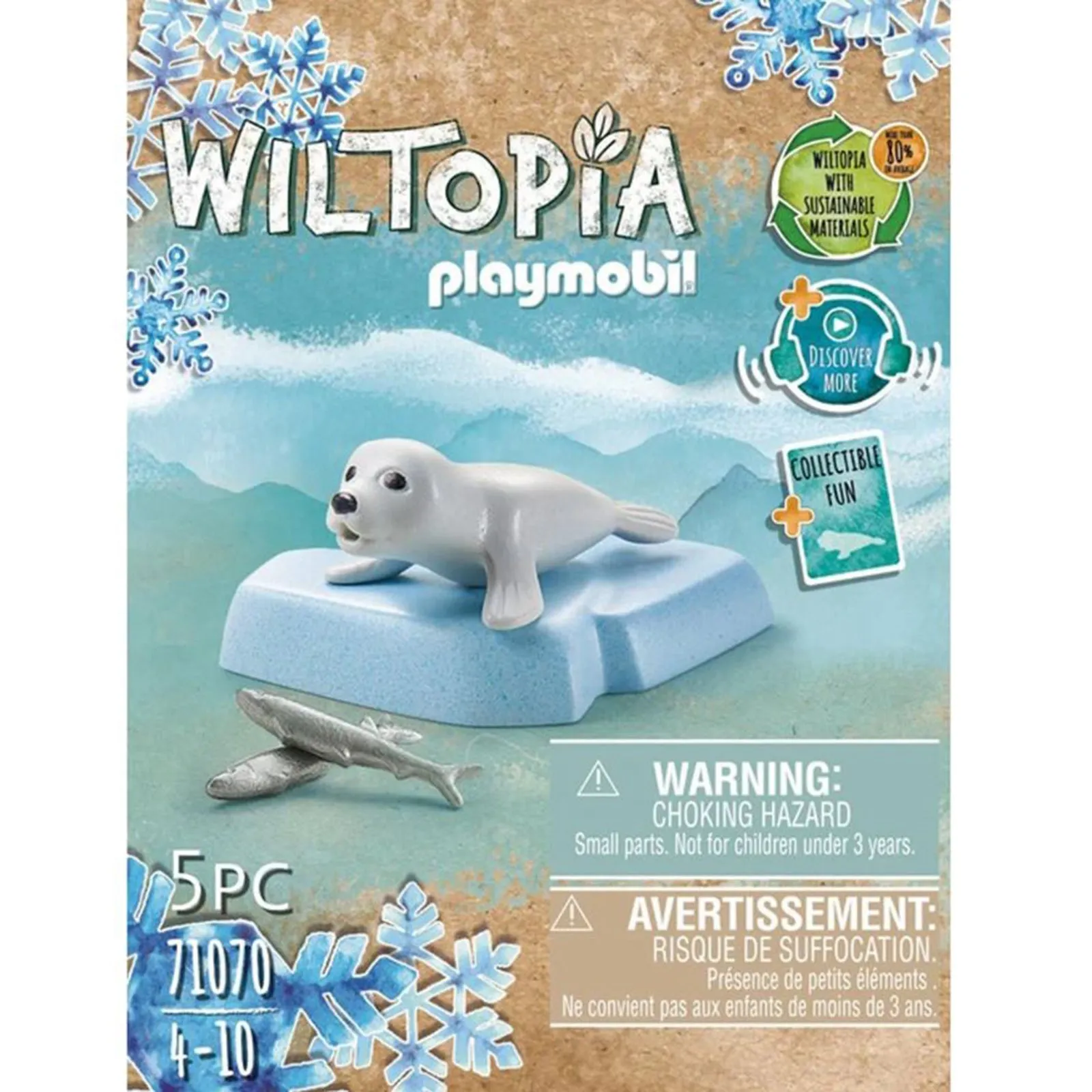 Playmobil Wiltopia Young Seal Building Set 71070