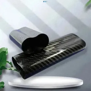 Portable Carbon Fiber Travel Cigar case