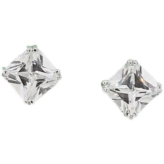 Princess Cut Earrings