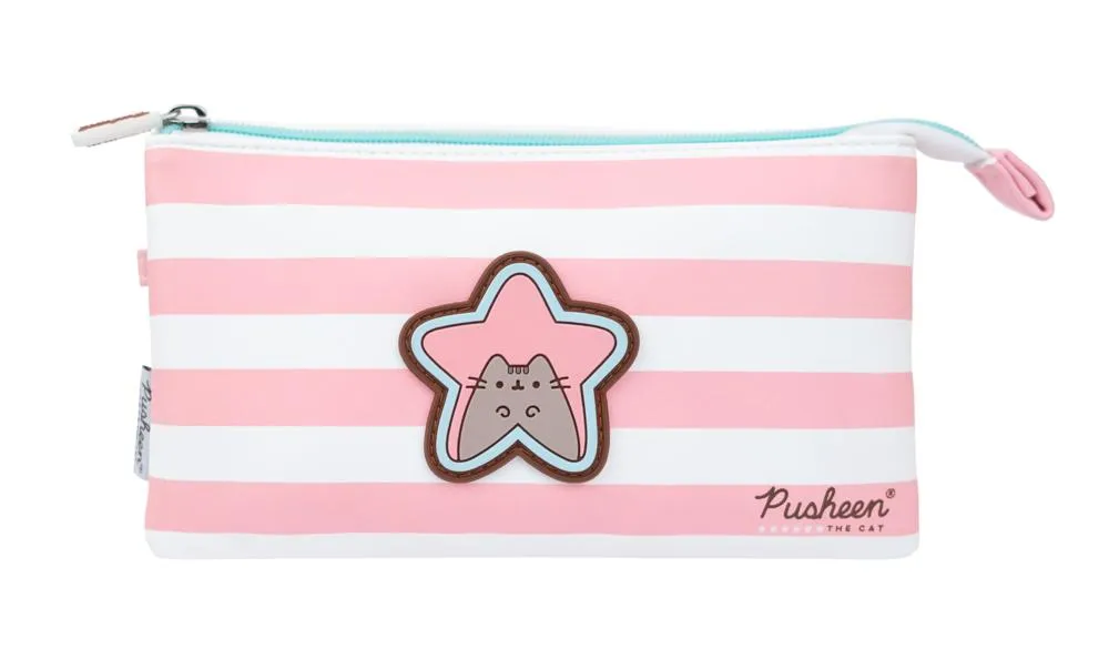 PUSHEEN - Rose Collection - Triple Pencil Case