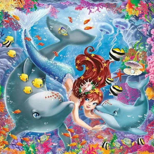 Ravensburger Charming Mermaids 3x49pc