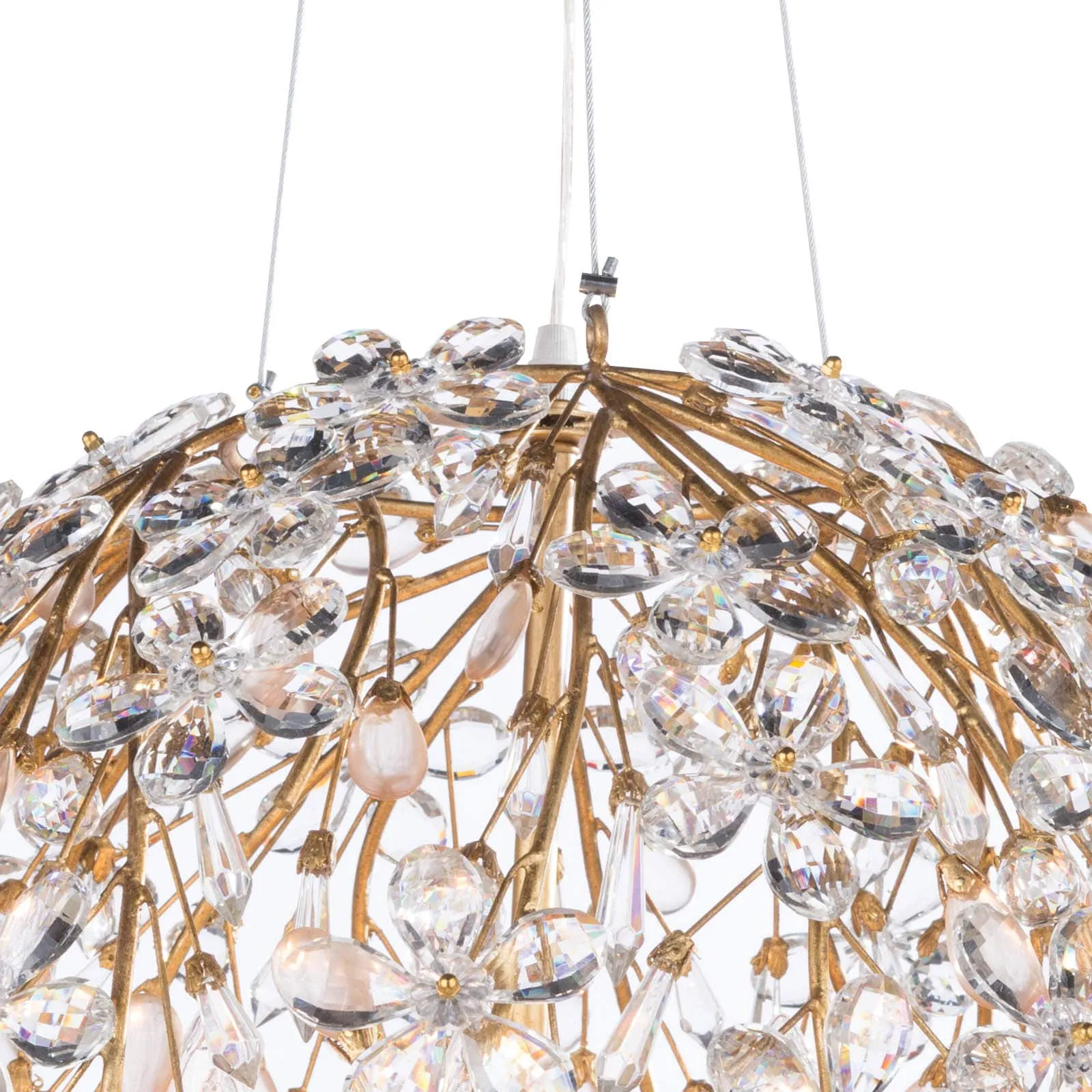 Regina Andrew  Cheshire Chandelier Small (Gold Leaf)