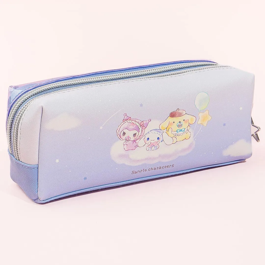 Sanrio Characters Baby Gang Twin Zipper Pencil Case