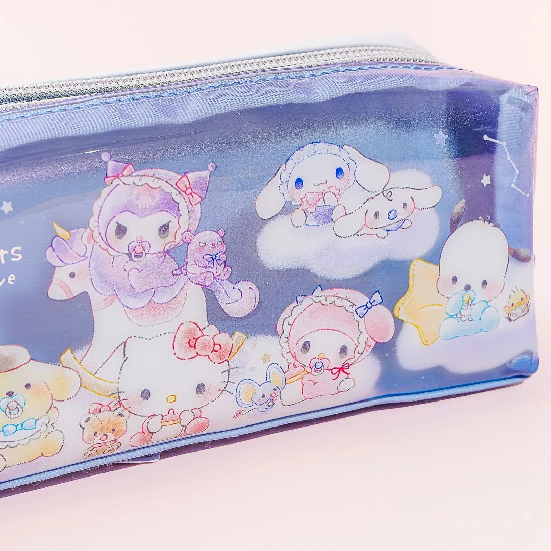 Sanrio Characters Baby Gang Twin Zipper Pencil Case