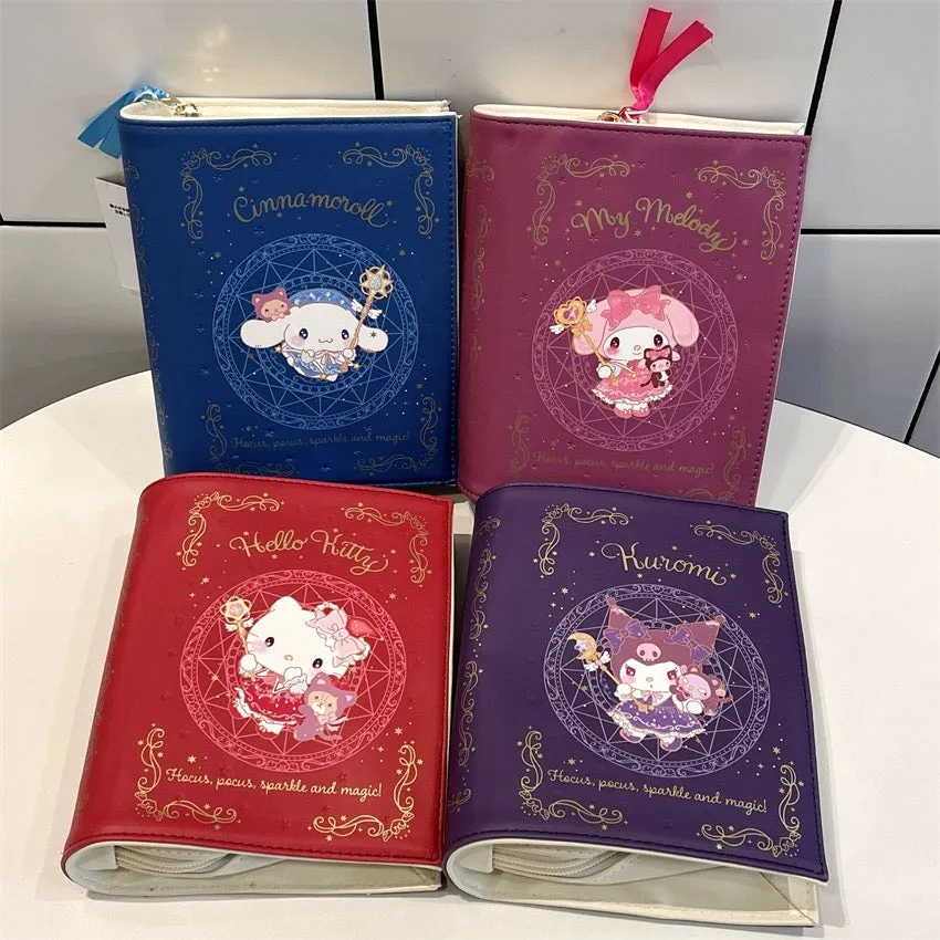 Sanrio Magic Book Little Hand Pouch | Hello Kitty My Melody Kuromi Cinnamoroll