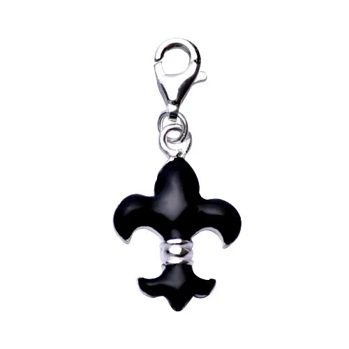 Silver Fleur-de-lis Earrings