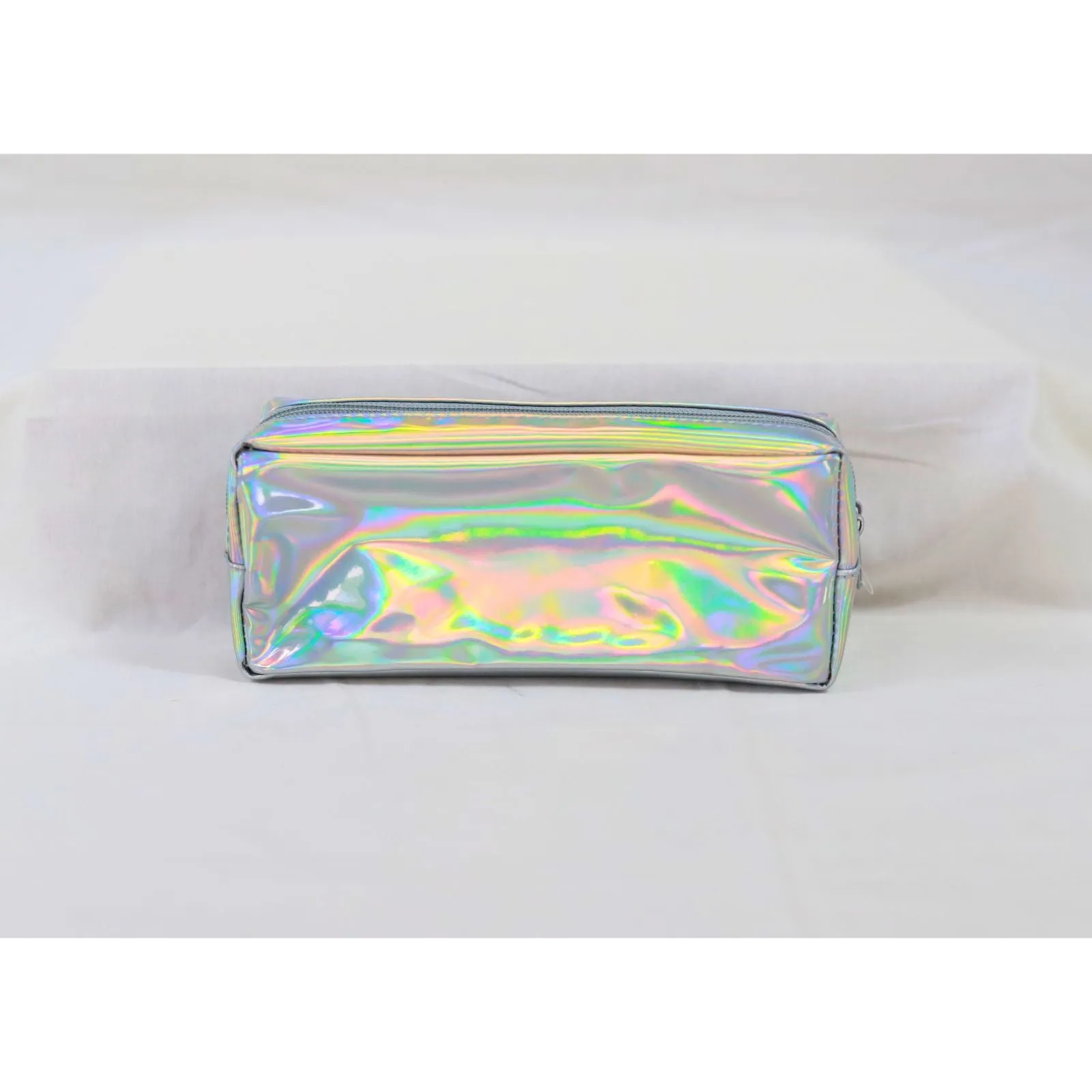 Silver Iridium Double Pencil Case