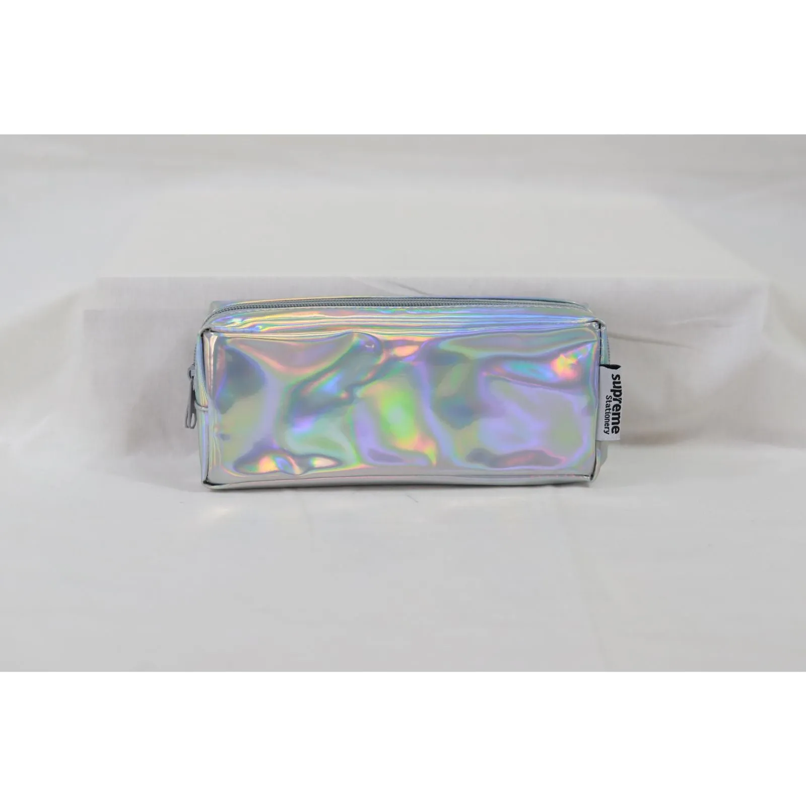 Silver Iridium Double Pencil Case