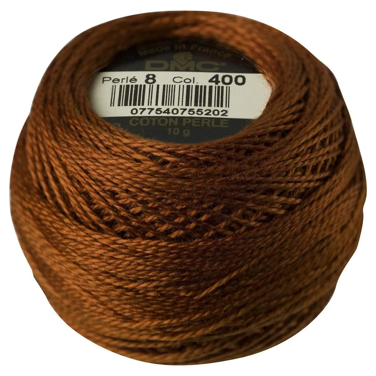 Size 8 Pearl Cotton Ball in Color 400 ~ Dark Mahogany