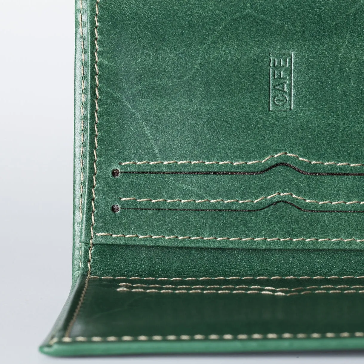 Slim Leather Wallet Costa Rica - Green