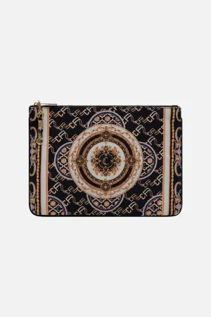 SMALL CANVAS CLUTCH TETHER ME NOT