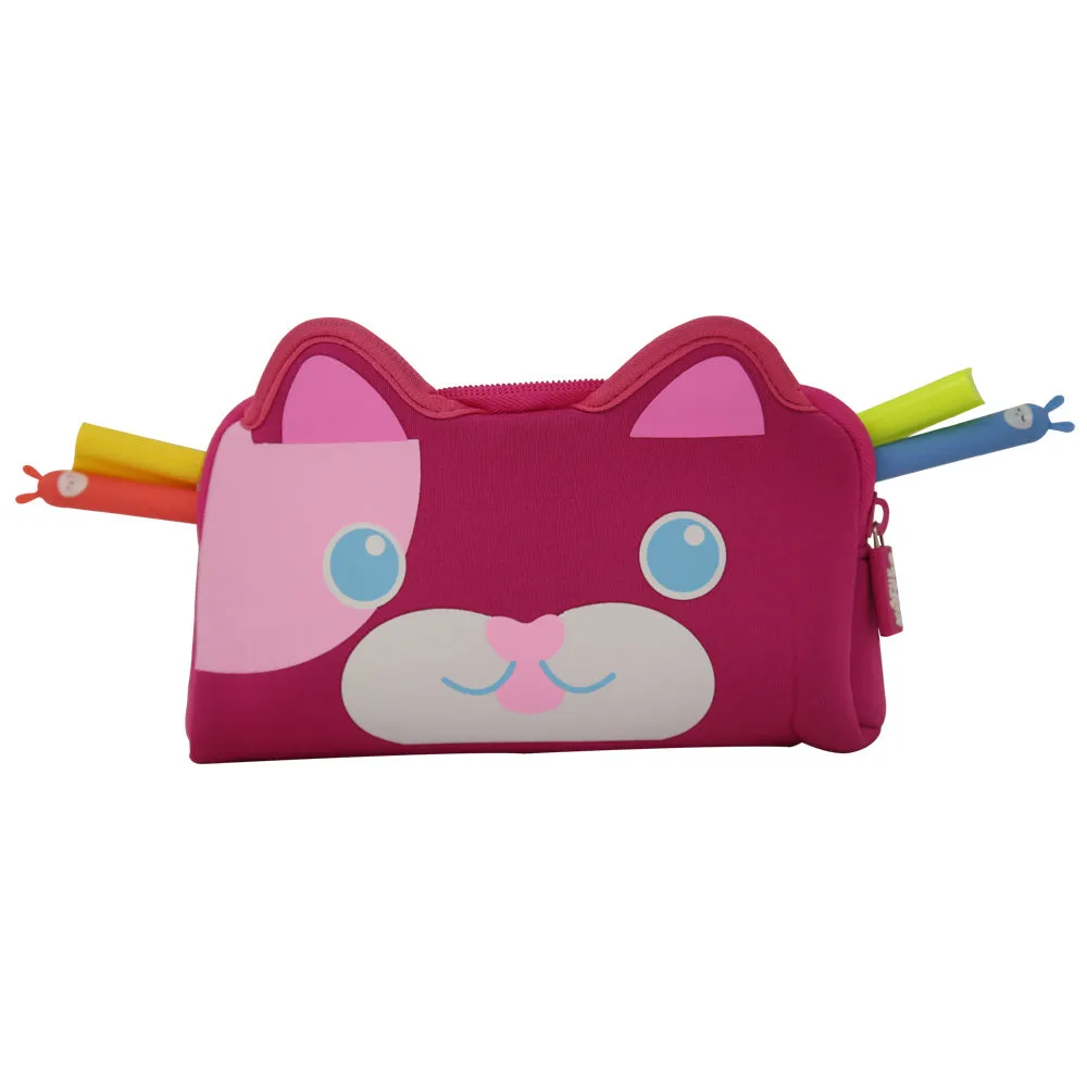 Smily Kiddos Fancy Kitty Pencil Case Pink