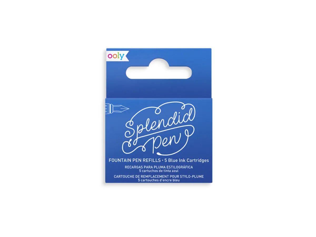 Splendid Fountain Pen REFILL, Blue