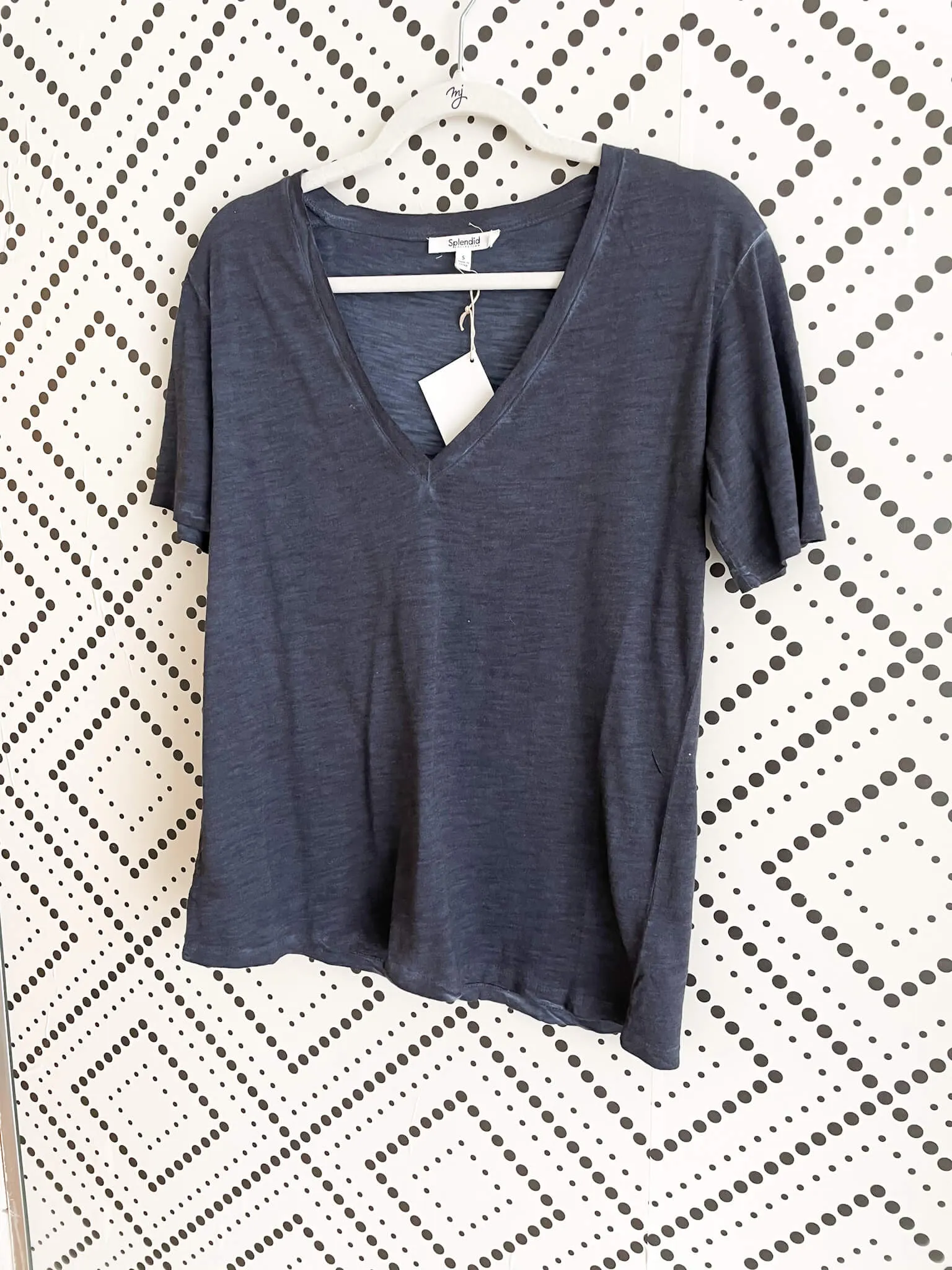 Splendid Glint V-Neck Tee