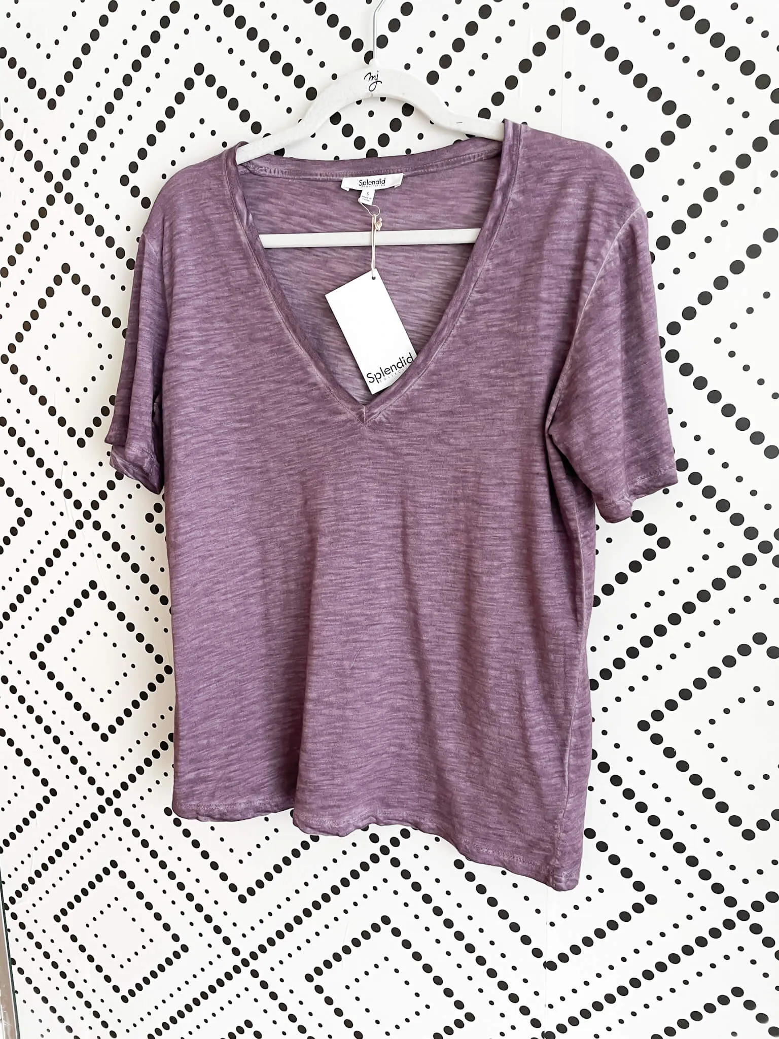 Splendid Glint V-Neck Tee