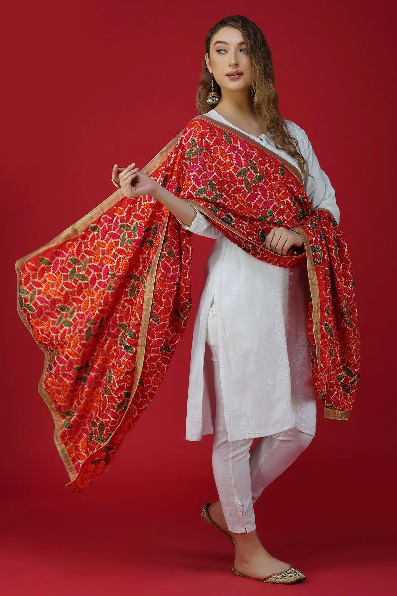 Splendid Handloom Phulkari Dupatta DP-04