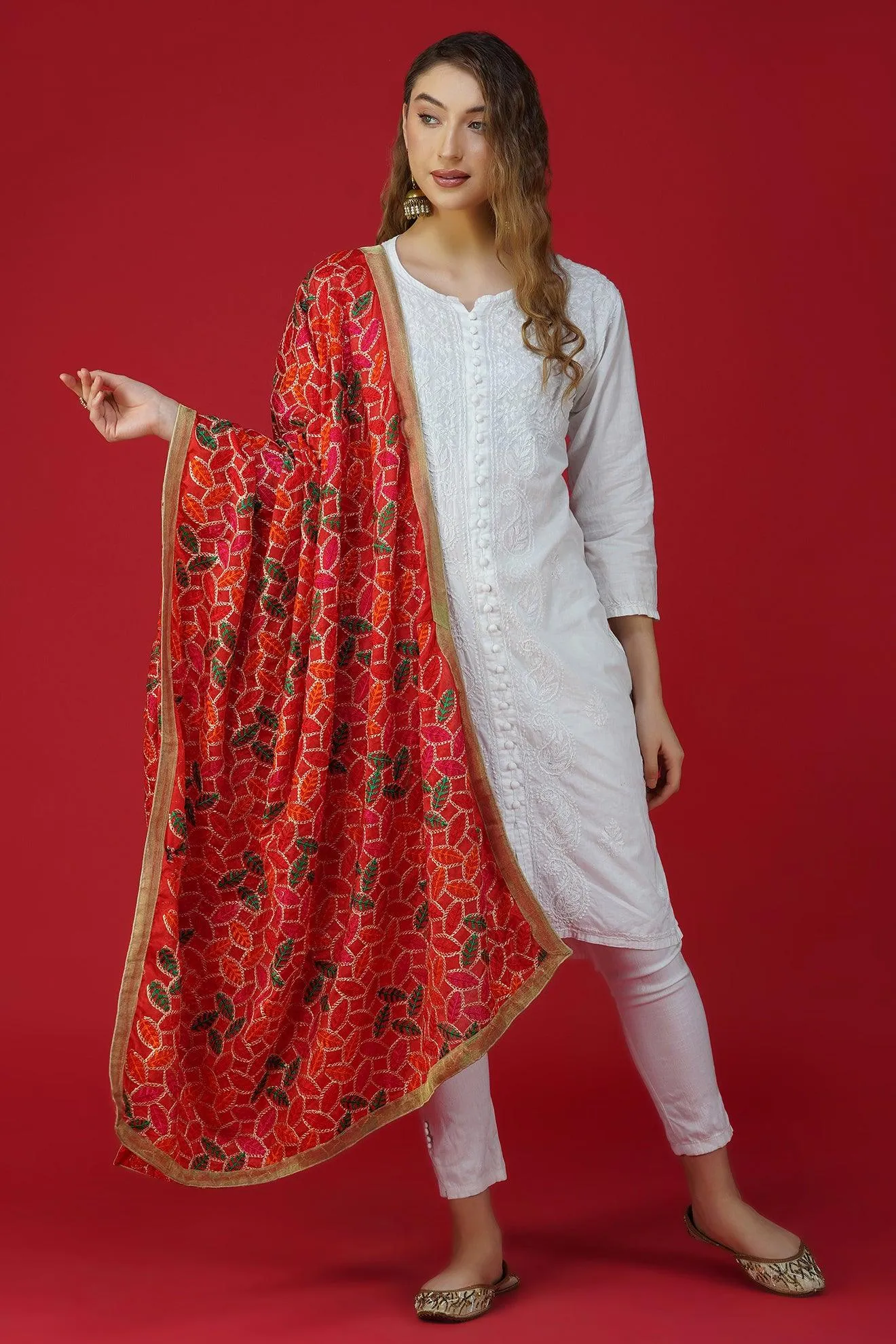 Splendid Handloom Phulkari Dupatta DP-04