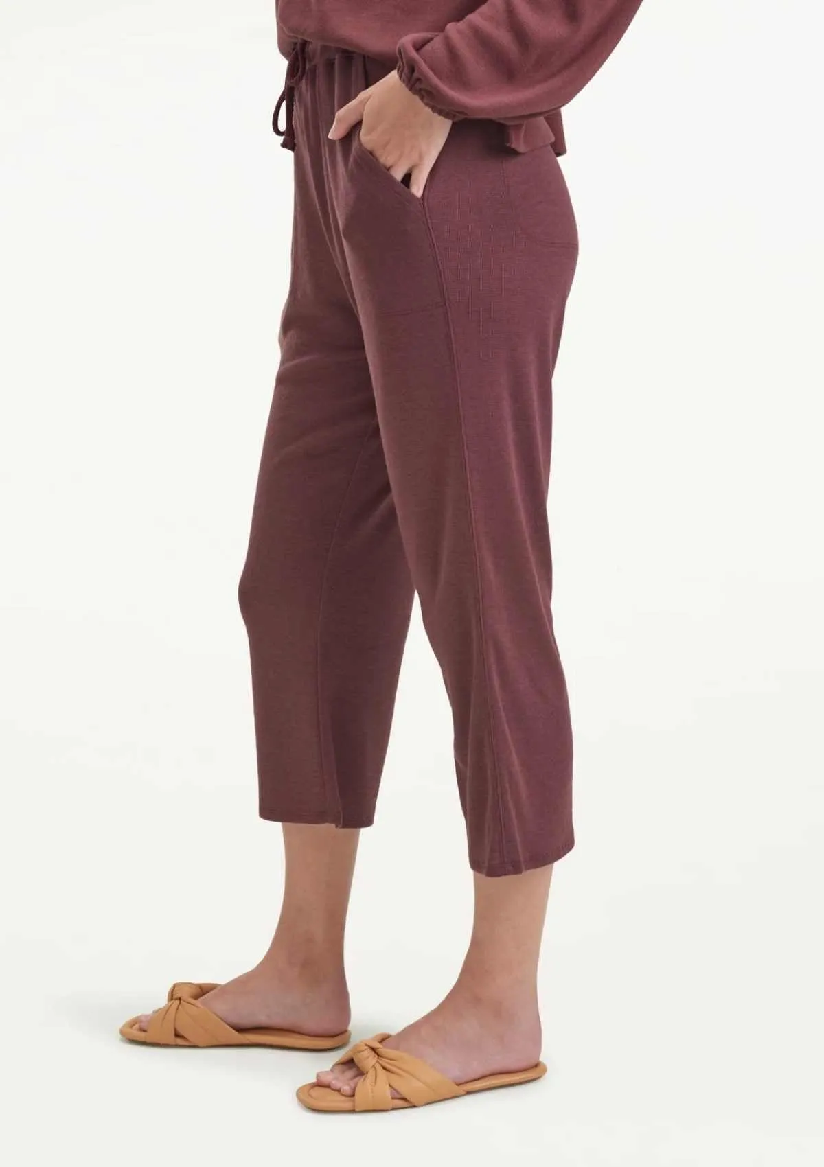 Splendid - Hazel Rib Pant in Currant