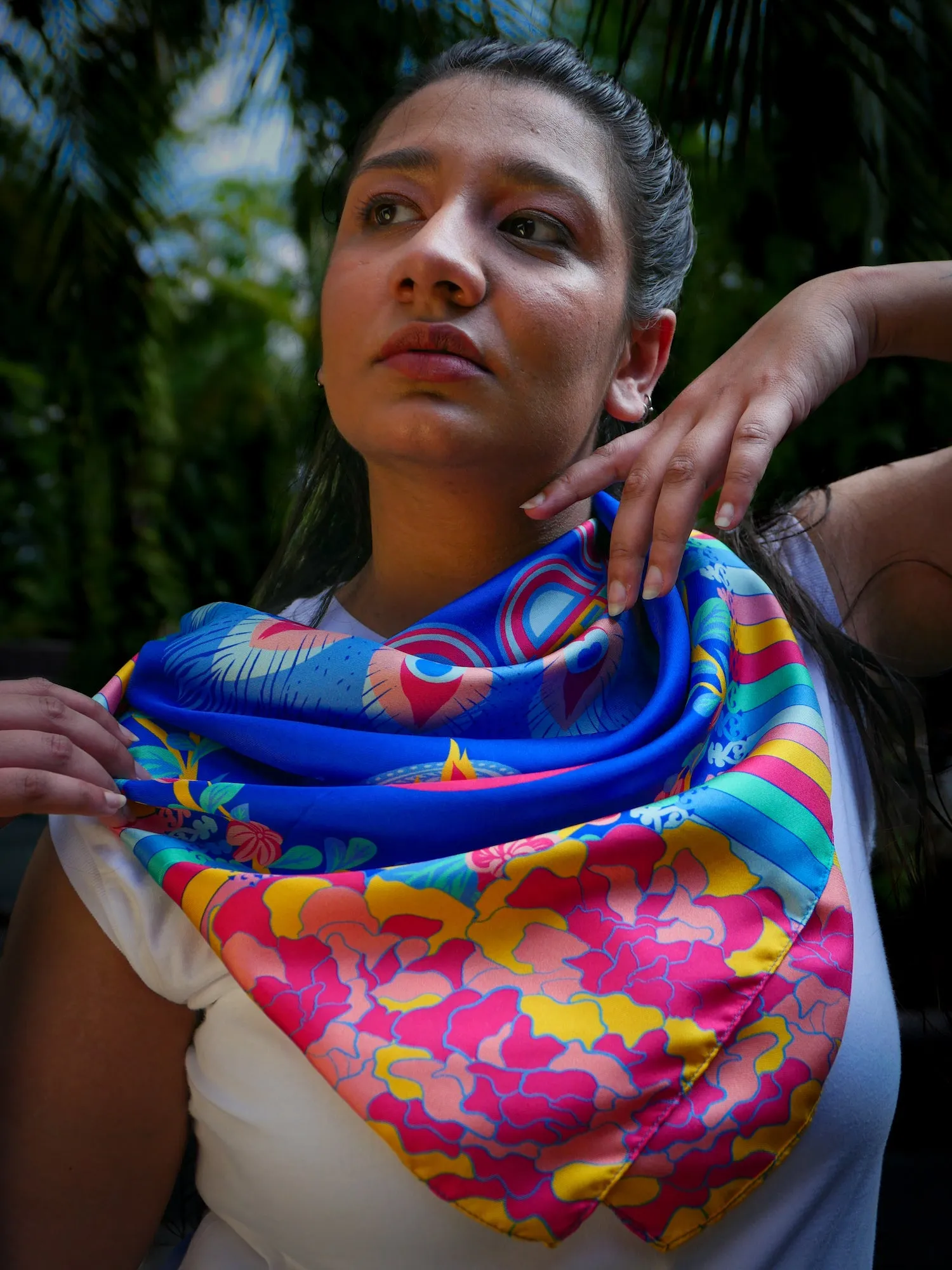 Splendid Little India Premium Silk Scarf