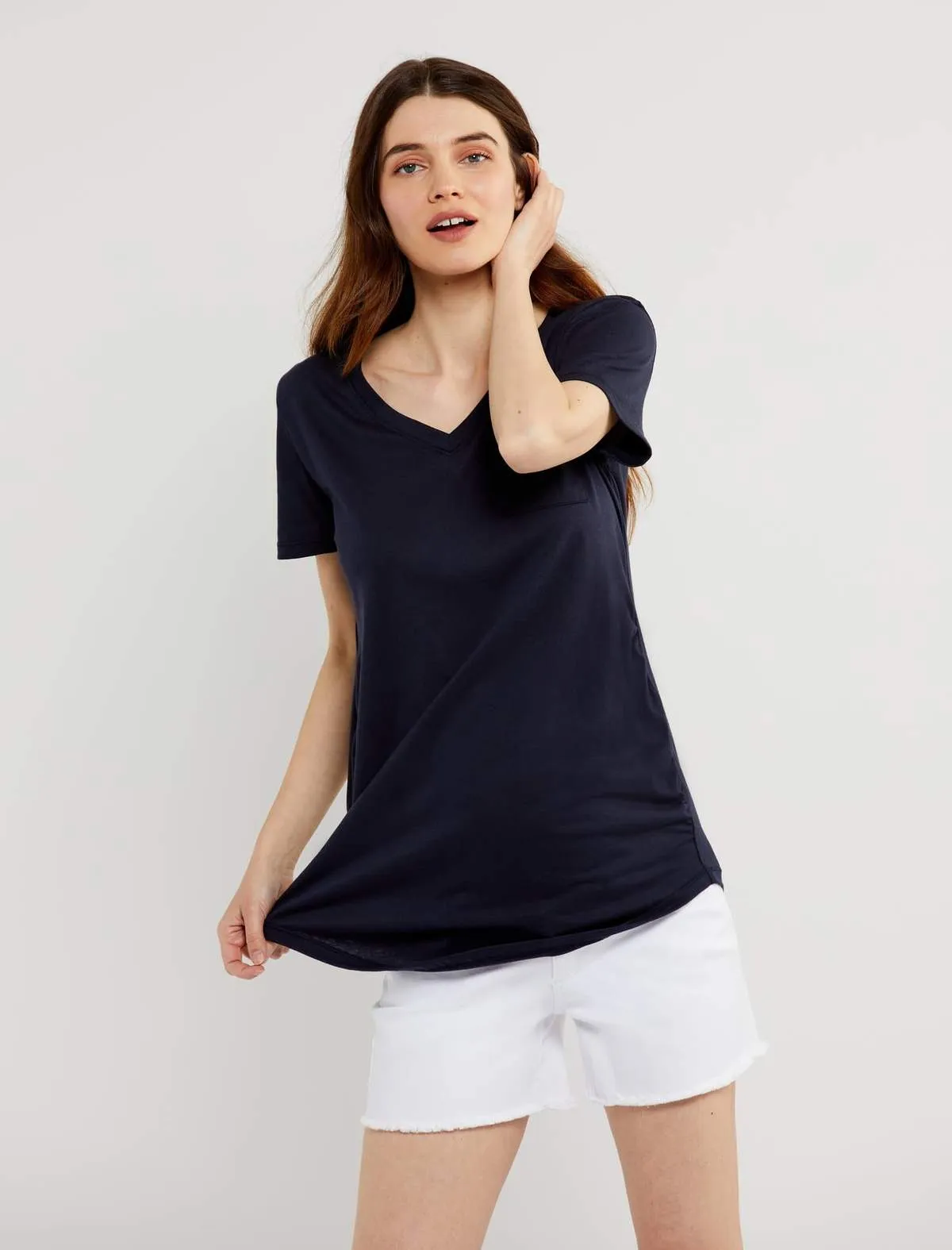 Splendid Maternity Top in Navy