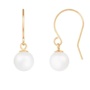 Splendid Pearls 14K Yellow Gold Earrings HOF-61WY