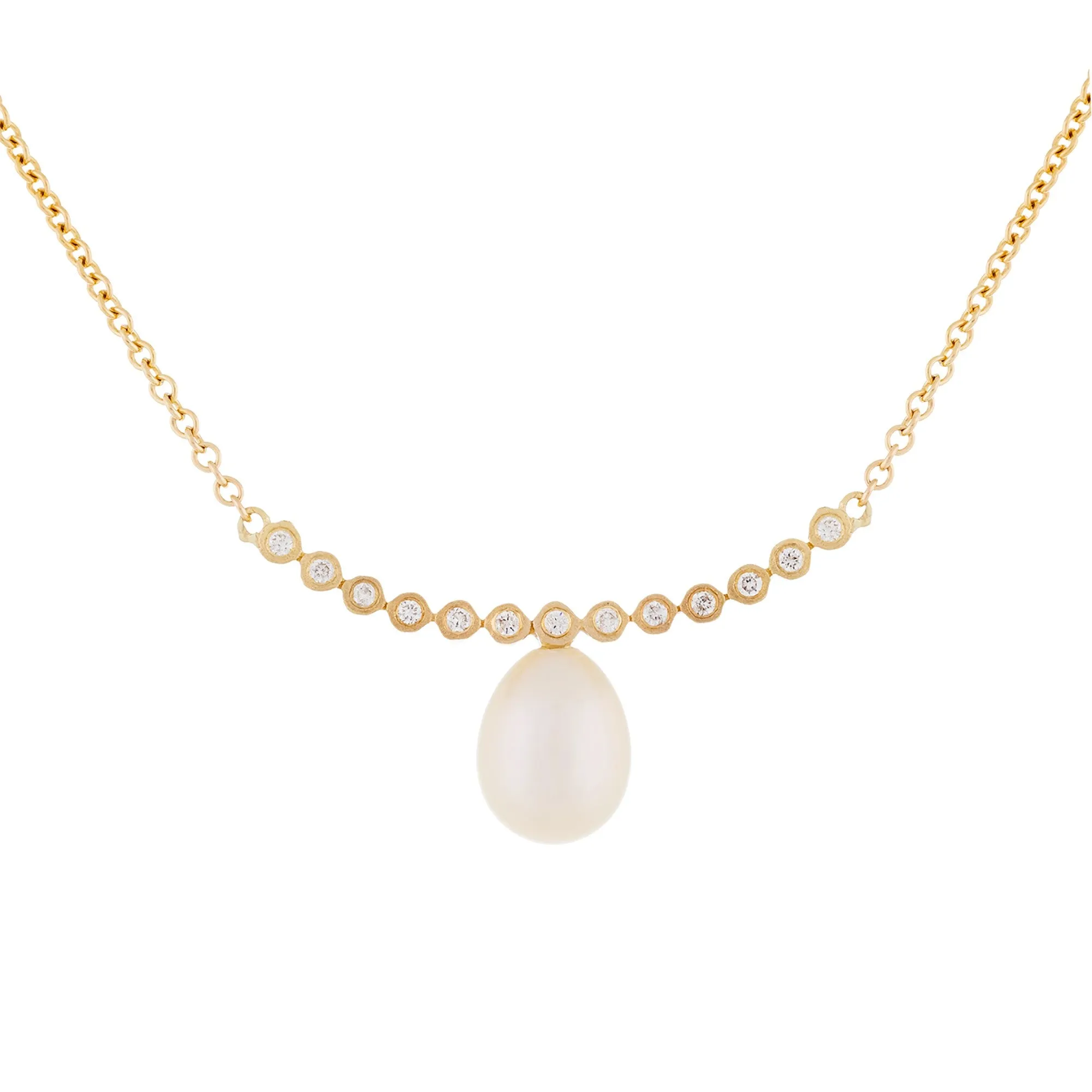 Splendid Pearls 14K Yellow Gold Pearl Pendant HE-229YG