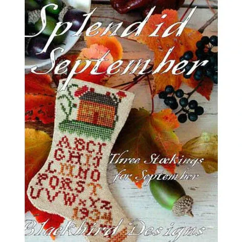 Splendid September - Blackbird Designs - Cross Stitch Pattern