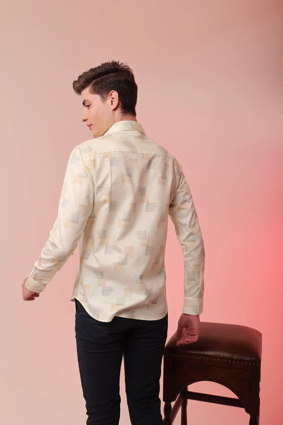 Splendid Sun print cotton shirt full sleeves  | Style Matters