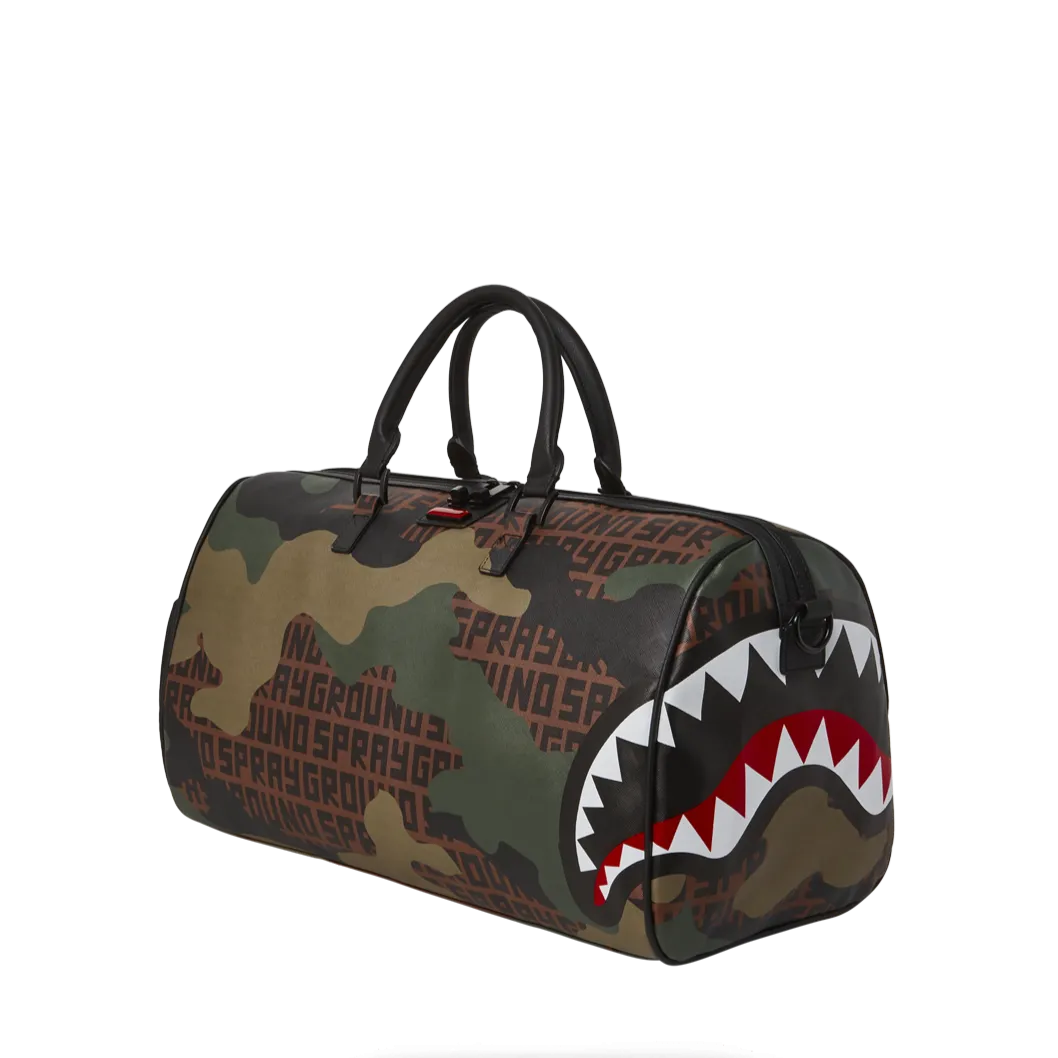 Sprayground Camo Infinity Deluxe Duffle