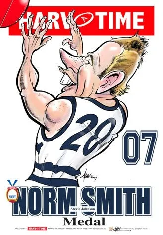 Steve Johnson, 2007 Norm Smith Medal, Harv Time Poster