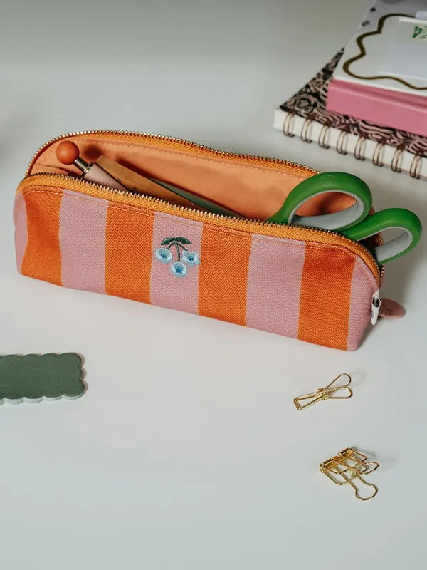 Stripe Pencil Case