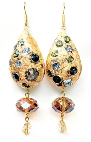 Sugar Gay Isber Swarovski Runway Earrings Contemporary Jewelry