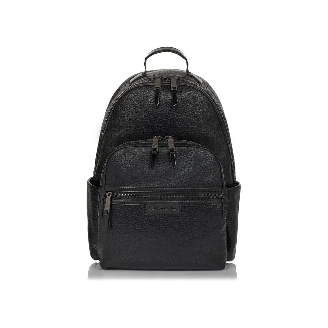 Tiba   Marl Elwood Twin Backpack - Black