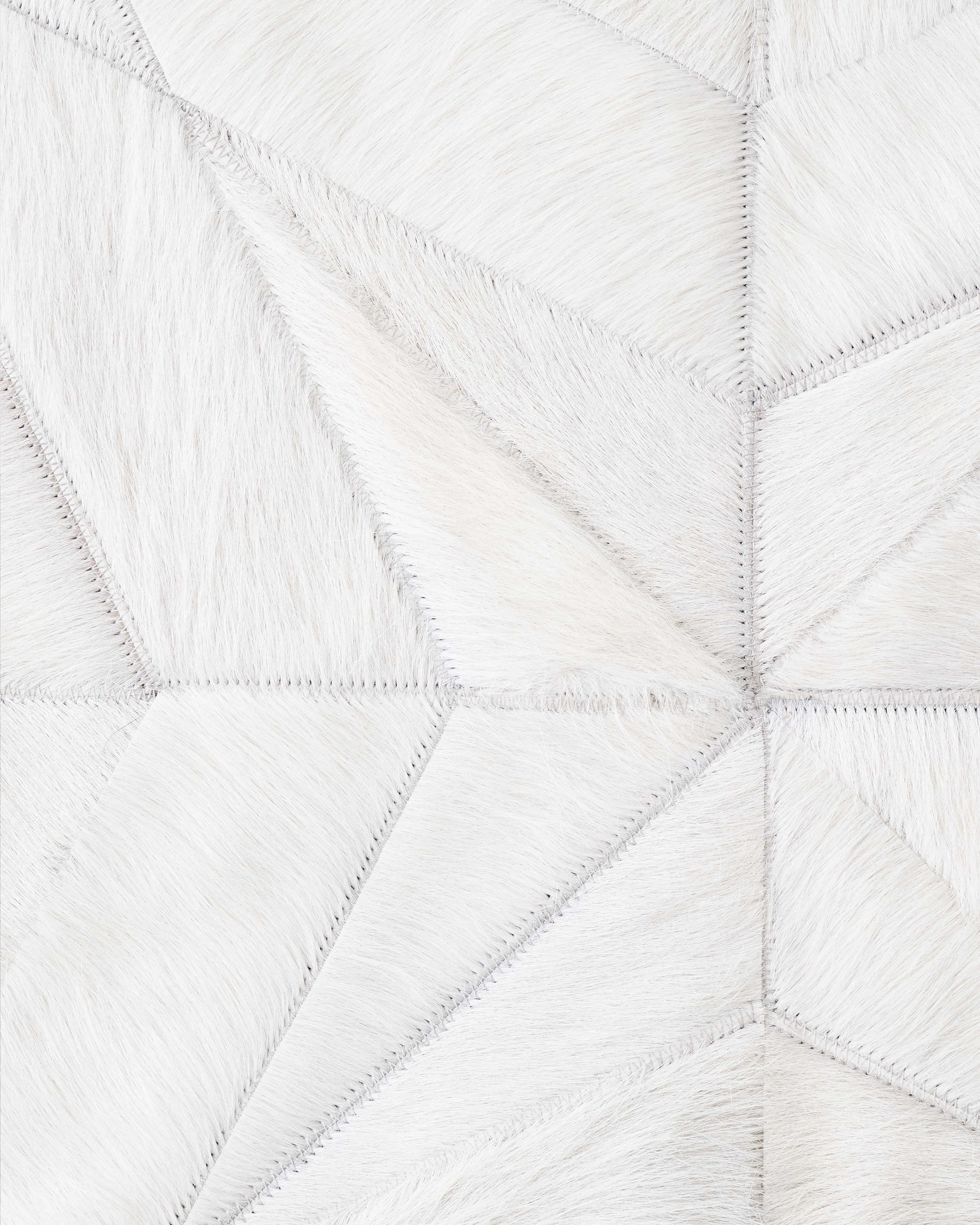 Tofer Cowhide Rug in Ivory