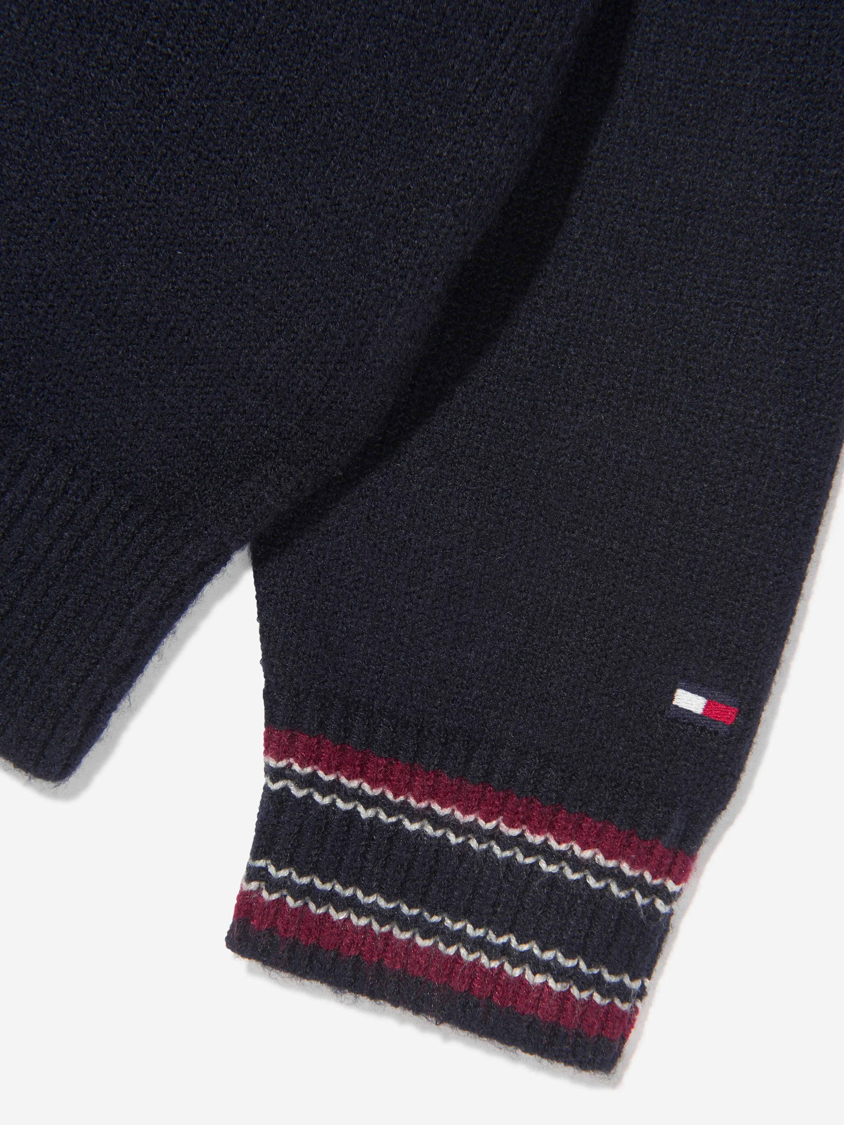 Tommy Hilfiger Girls Monogram Half Zip Hoodie