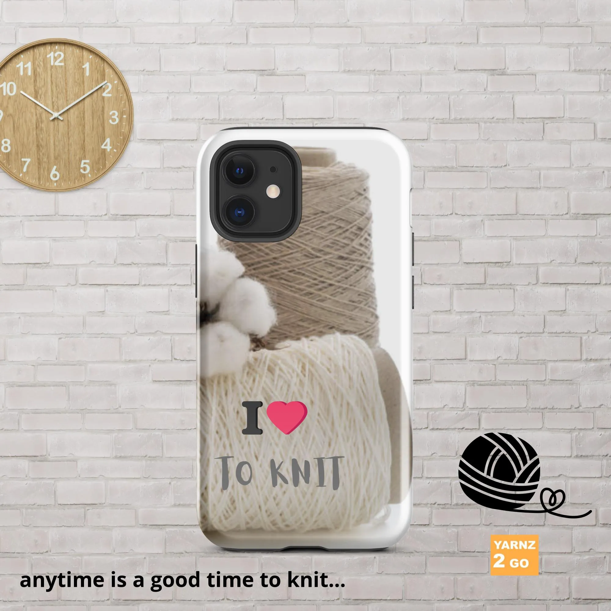 Tough iPhone® case for people who knit