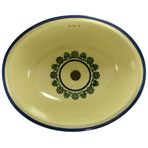 Traditional Mexican Sink-Borde Azul II