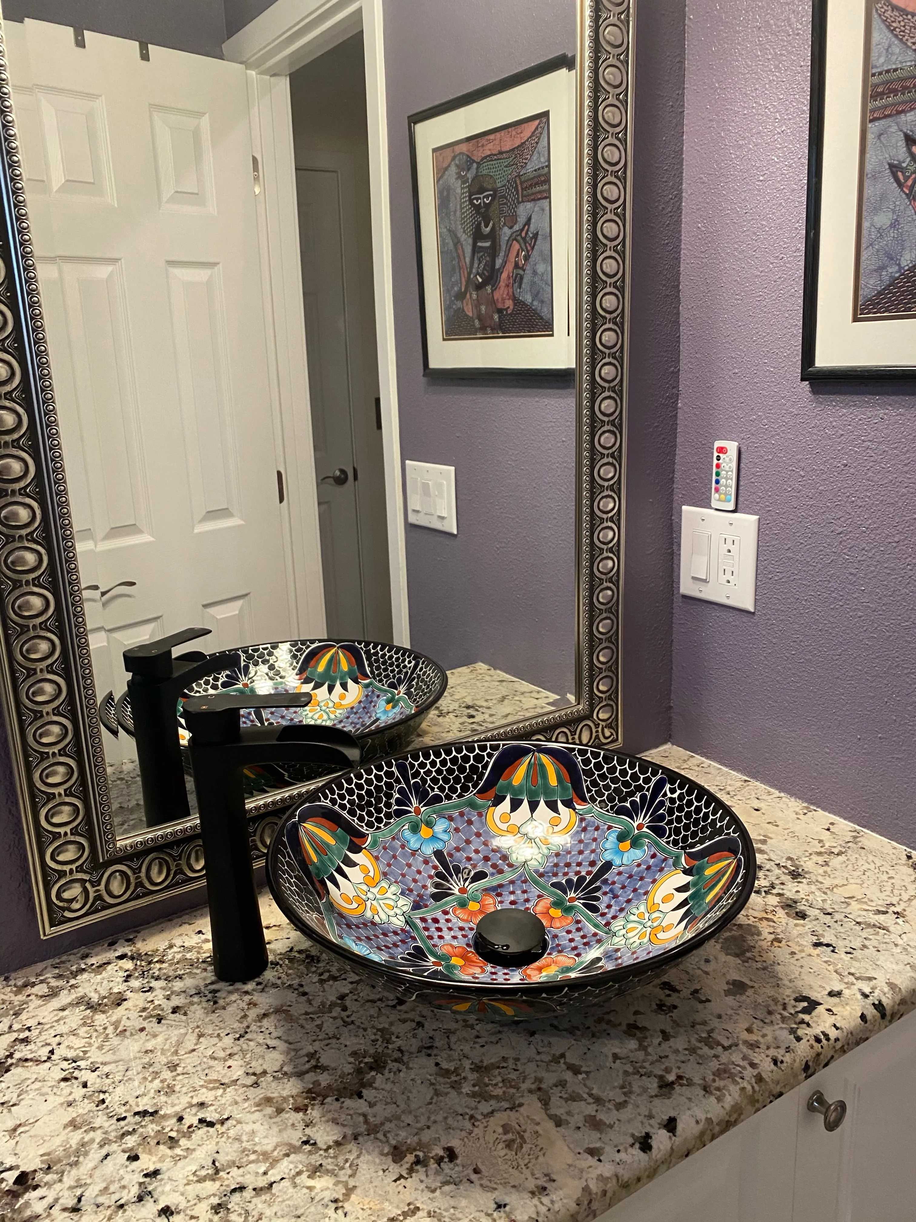 Traditional Mexican Sink-Vesillo De Flores