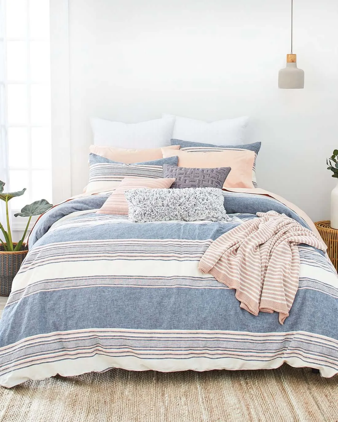 Tuscan Stripe Comforter Set