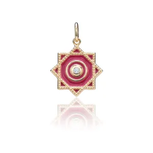 Twirling Handkerchief Charm - Gold