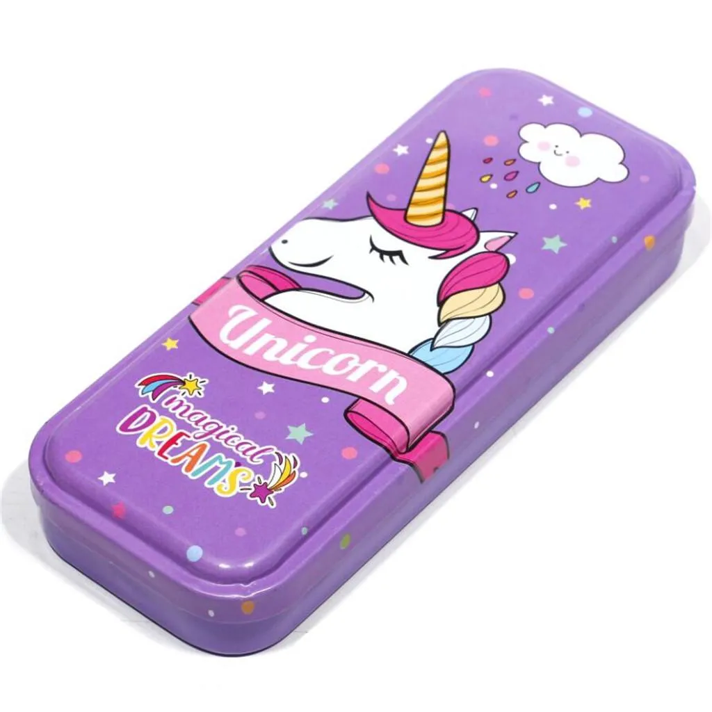 Unicorn Pencil Case Cartoon School Stationery Assorted Colour