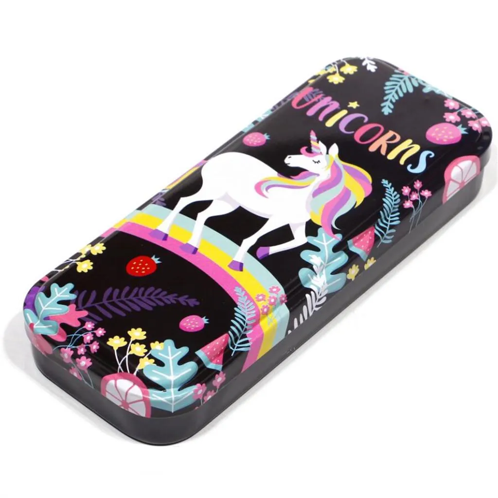 Unicorn Pencil Case Cartoon School Stationery Assorted Colour