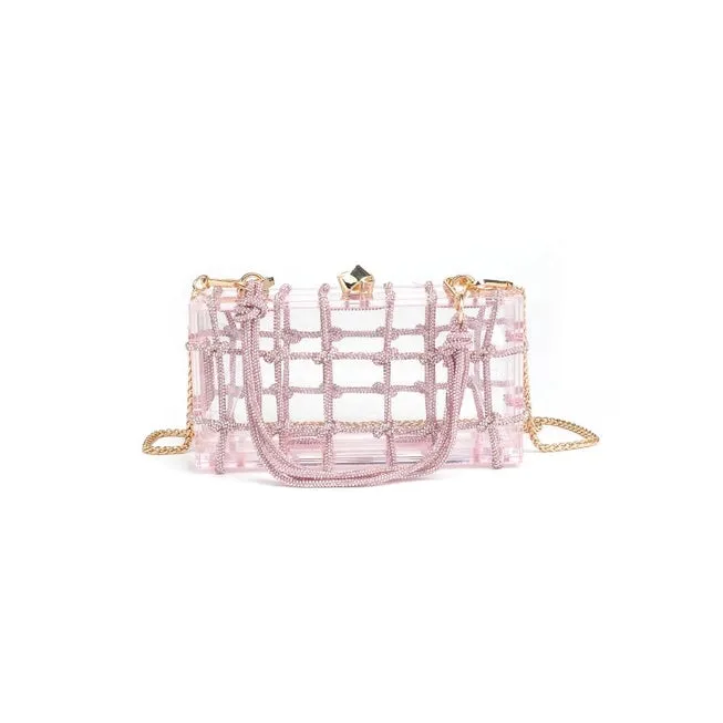 Urban Expressions Ziggy Evening Bag in Pink